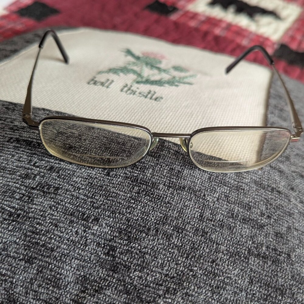 Chaps Eyeglasses Frames Cp2016t Silver Titanium R… - image 1